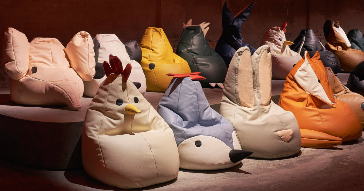 animal-zanotta-sacco-beanbag-chairs-bottega-veneta-summer-2025-show-space-milan