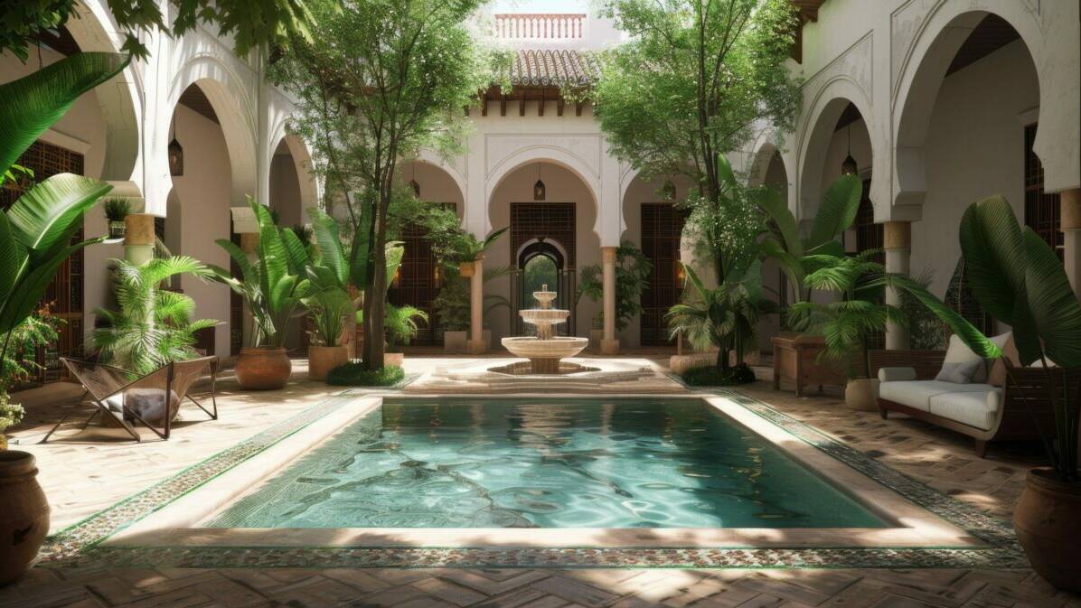 In the Moroccan riads