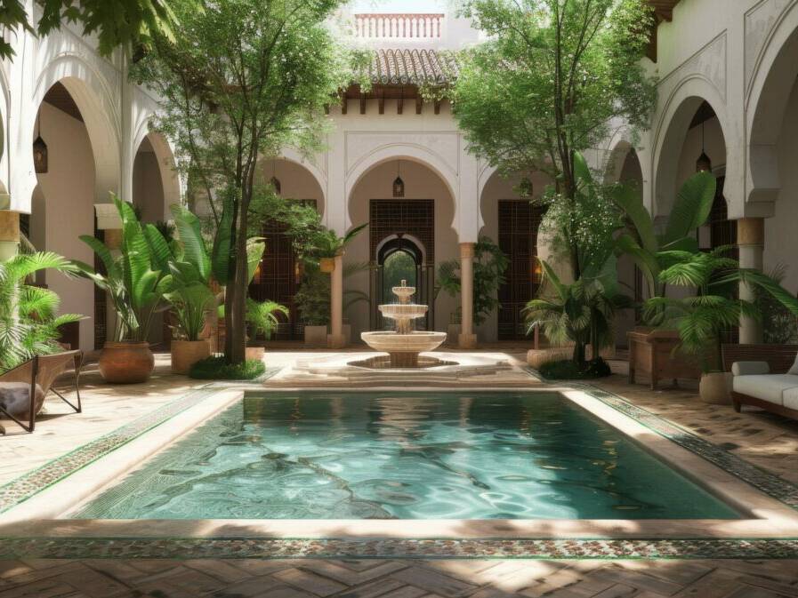 In the Moroccan riads